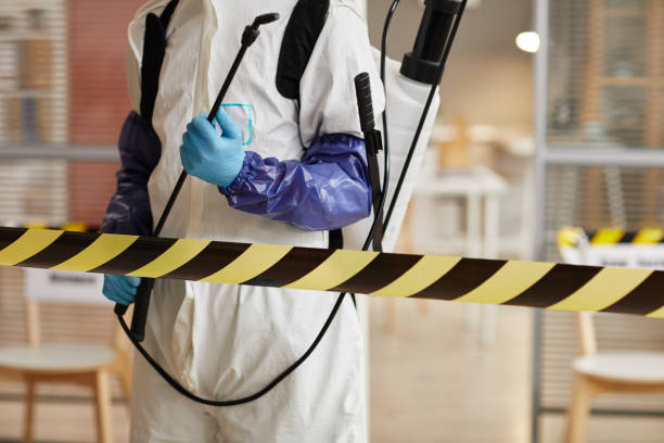 Professional Biohazard technician working in Baldwin, MI